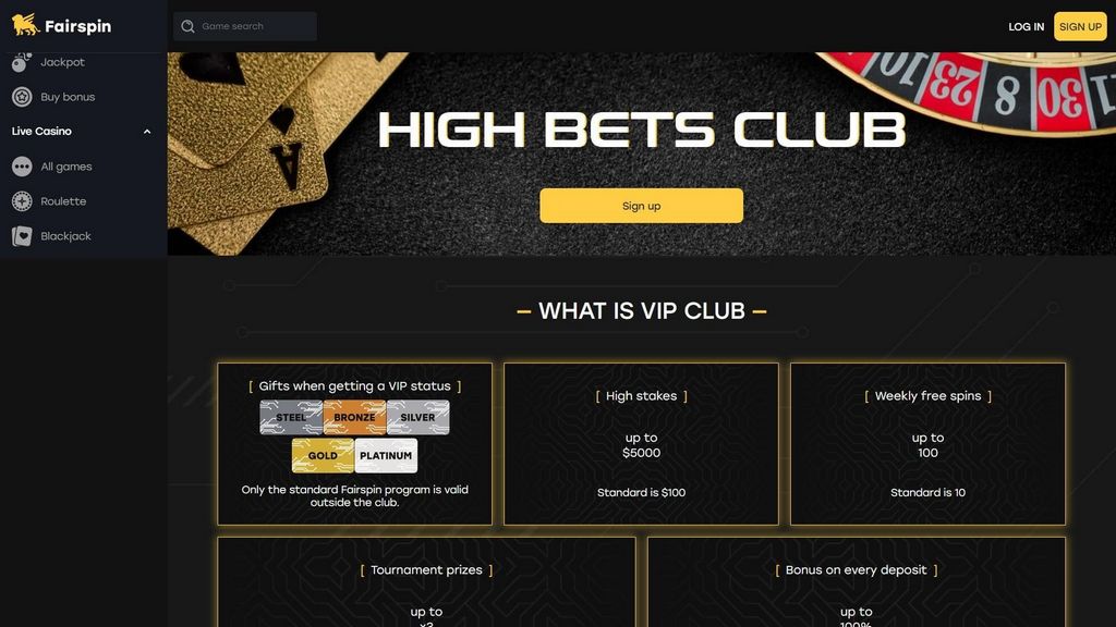 Fairspin-uhkapeli-sovellus - Saatavilla laitteellesi?